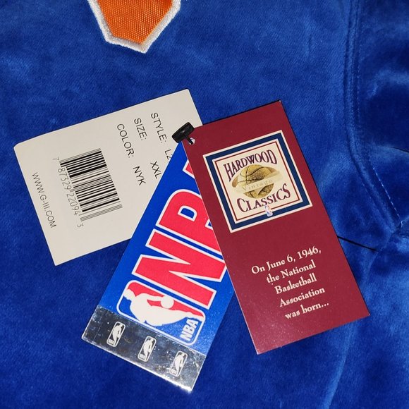 RARE Men's Vintage NBA Knicks Velour Warmup Suit - XXL - Picture 8 of 15